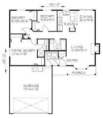 We came across this plan and it's. One Level 3 Bedroom 2 Bath 2 Car Garage Covered Porch