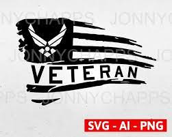 Download Air Force Veteran Horizontal Usa American Flag Usaf Armed Forces Military Digital Vector Ai Svg Png In 2021 Air Force Veteran Air Force Symbol Air Force