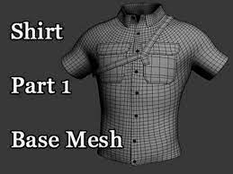 Follow the step as per pictures, you can. Shirt Part 1 Base Mesh Youtube