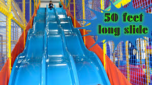 Indoor Playground Family Fun For Kids Play Center Slides Playroom With Balls Thechildhoodlife Indoor Playground Kids Play Centre Kids Indoor Playground
