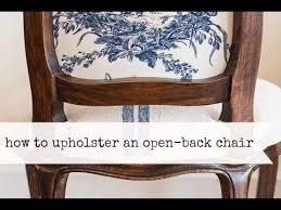 Reinforcing A Chair Back Miss Mustard Seed Reupholster Chair Dining Upholstered Chairs French Style Chairs
