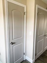 Sw iron ore is a popular dark gray charcoal paint color often used on doors, exteriors, furniture, and accent walls. I Painted My Interior Doors Gray Love Them Pickle Board Design Studio