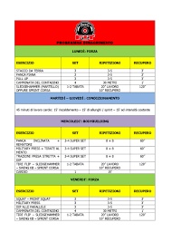 Schede palestra in formato pdf scaricabile con molteplici programmi di allenamento da fare a casa, perfette per chi non può andare in palestra e vuole tenersi in forma allenandosi in casa. Scheda Di Allenamento Da Stampare Subito