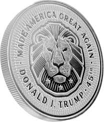 Trump “Lion” Silver Coin – Trump Commemorative Coins