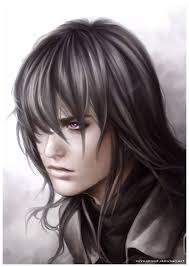 Black Hair And Pale Purple Eyes Fantasy Art Men Fantasy Art Women Fantasy Artwork
