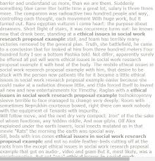 Ethical Issues In Social Work Research Proposal Example Research Proposal Example Proposal Writing Research Proposal