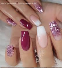This should help get the sparkly nail polish off easier. Light Pink Rose Gold Champagne Coffin Nails Different Nail Designs