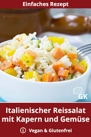 Italienischer Reissalat Rezept Rezept Rezepte Mediterrane Rezepte Reissalat Rezepte