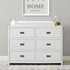 The changing table works like a dresser. Bria 6 Drawer Double Dresser Changing Dresser Baby Changing Table Dresser Furniture
