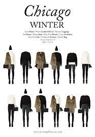 What To Wear To Chicago In The Winter A Capsule Travel Wardrobe By Outfits For Travel Chicago Winter Capsule Wardrobe Outfits Travel Capsule Wardrobe