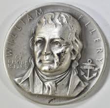 Sold at Auction: WILLIAM ELLERY DECLARATION SIGNERS ART MEDAL