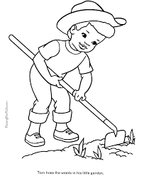 Farmer Coloring Page On The Farm Coloring Pages Horse Coloring Pages Bible Coloring Pages