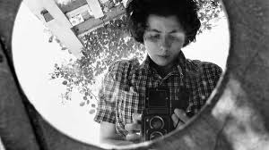 Young woman taking self portrait backround beautiful house in european city. Vivian Maier Self Portraits And Its Double Exhibition At The Finnish Museum Of Photography Exibart Street