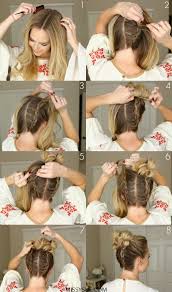 Dutt Frisur Mit Zwei Zopfen Selber Machen Anleitung In Bildern Hochsteckfrisur Fur Lange Haare Leicht Geflochtene Frisuren Flechtfrisuren Frisur Hochgesteckt