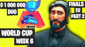 Some big names were unable to qualify for the world cup, including ninja, poach. Fortnite World Cup Week 6 Highlights Final Eu Duo Part 2 Fortnite Tourn World Cup Fortnite Duo