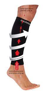 Zensah Advanced Athletic Compression Apparel Calves Barefoot Running Womens Running Shoes