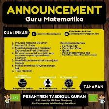 Guru agama islam cari di antara 19.300+ lowongan kerja terbaru di indonesia dan di luar negeri gaji yang layak pekerjaan penuh waktu, sementara dan paruh waktu cepat & gratis pemberi kerja terbaik kerja: Lowongan Kerja Guru Pesantren Tasdiqul Quran Atmago