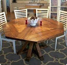 Free plans to help anyone build simple, stylish furniture at large discounts from retail furniture. 8 Stunning Octagon Kitchen Table To Complete The Perfection Under 900 Diy Dining Table Diy Dining Room Table Diy Dining Room