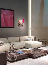 Fendi Casa Soho Sectional Sofa And Quadrum Marble Coffee Tables Www Luxurylivinggroup Com Fendi Center Table Living Room Living Room Table Luxury Furniture