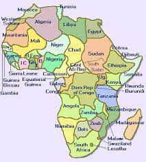 Map Of Africa 1800 Continent Maps @ 1800-Countries.com