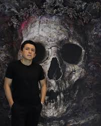 artemexicano #comtemporarymexicanart #comtemporarypainting  #diademueetosmexico #skull #skullart #luisbuendia