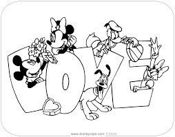 Get crafts, coloring pages, lessons, and more! Disney Valentine S Day Coloring Pages 3 Disneyclips Com