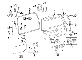 The actuator was stuck in the locked position (while the actuator would make a small popping sound, it would not unlock the lock). Liftgate For 2010 Toyota Sequoia Toyota Parts Center
