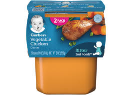 Nutrition rating:how nutritious a food is with a focus on the specific nutrients babies need for optimal growth. Vegetable Chicken Dinner Gerber