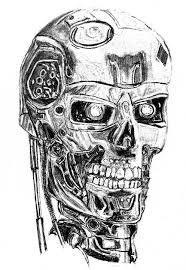 Humanoid Robot Sketch Ghost Robots Drawing Robot Sketch Robot Concept Art