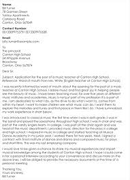 Teacher Cover Letter 12 Best Sample Letters Examples