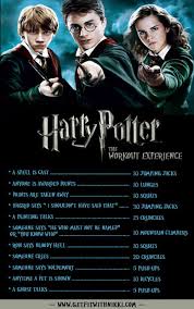 Harry Potter Work Out Filed Under Family Fun Health Fitness Quick Workouts Harry Potter Workout Tv Workouts Movie Workouts