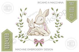 Bamby Rippled Machine Embroidery Design - Etsy Ireland