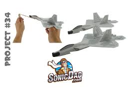 How To Make An F 22 Raptor Model Airplane From Foam Plates Sonicdad Pr Airplane Crafts Operation Christmas Child Shoebox Paper Airplanes