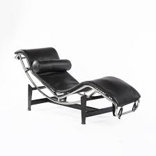 Mid century leather chaise lounge. Mid Century Modern Reproduction Lc4 Chaise Lounge Black Leather Inspired By Le C Modern Chaise Lounge Chairs Modern Chaise Lounge Leather Chaise Lounge Chair