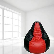 Super Comfy Red Black Bean Bag Cover XXX-Large Size Without Beans (Red,  Black-XXXL) : Amazon.in: Home & Kitchen