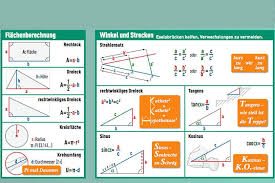 Geometrie Flachen Winkel Und Strecken Foto Nachhilfe Mathe Geometrie Spickzettel