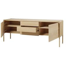 Buffet 2 Portes 3 Tiroirs En Chene Massif Canopy Maisons Du Monde Maison Du Monde Mobilier De Salon Maison