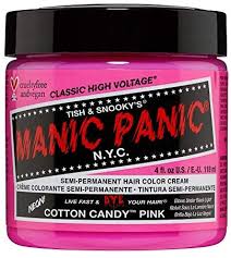 To get the required colour this requires a lot of lightening (i'm a natural blonde and my hair had to be platinum/white), and it's important to note that the first day after you dye your hair, it's neon. Manic Panic Semi Permanent Hair Color Cream Cotton Candy Pink 4 Fl Oz Buy Online At Best Price In Uae Amazon Ae