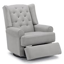 Best Chairs Finley Swivel Glider Recliner Gray Tweed Reclining Rocking Chair Swivel Glider Recliner Recliner
