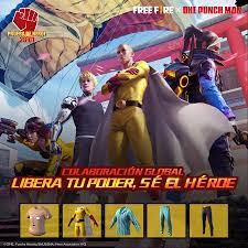 Diciembre 22, 2020 a las 18:08 cst. Free Fire Latam On Twitter Libera Tu Poder Al Maximo Con Todos Los Objetos De La Nueva Colaboracion De Free Fire X One Punch Man Llego Tu Turno De Ser
