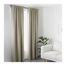 Vilborg Tenda 2 Teli Beige Curtains With Blinds Curtains Ikea Curtains