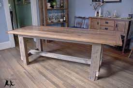 You can build a nice tabletop with a drill, saw and a kreg jig. Reclaimed Heart Pine Farmhouse Table Diy Part 5 Final Assembly Old House Crazy