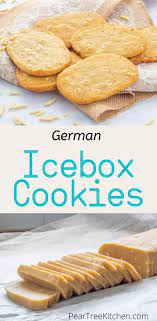 German Almond Cookies Aren T Too Sweet With Just A Hint Of Cinnamon Make Them Al And Freeze The Baked Cook Yummy Food Dessert Cranberry Cookies Holiday Baking