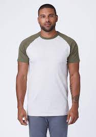 Mens Raglan Short Sleeve T-shirt Wholesale Blank T Shirts Mens Raglan Blank T Shirts