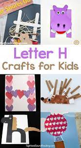 It comes with a hippo alphabet craft and an abc . Letter H Crafts For Preschool Or Kindergarten Fun Easy And Educational Via Sightsoundread Letter H Crafts H Preschool Crafts Kindergarten Fun