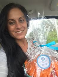 Michelle Oblockovich-Spencer of our Steubenville office out and about  delivering cookies for National Nurses Week. Michelle made the cookies  herself!