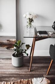 5 Minimalist Home Office Workspace Productivity Boosting Tips Modern Glass Desk Minimalist Home Home Office Desks