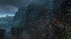 Artstation Path Of Exile Loading Screens Tomas Honz Fantasy Landscape Environment Concept Art Art