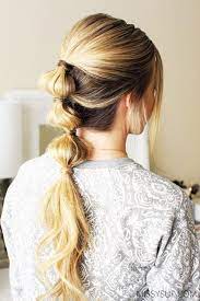 40 Catchy Hairstyles For Women Over 40 Bubble Ponytail Hair Styles Ponytail Hairstyles
