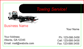 On the road tow truck automotive trucking travel business card. Tow Truck Business Cards Designsnprint